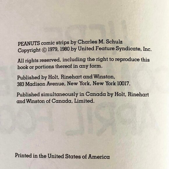 Lot of 2 Vintage 1970s,80s Snoopy/Peanuts Books - Picture 4 of 10